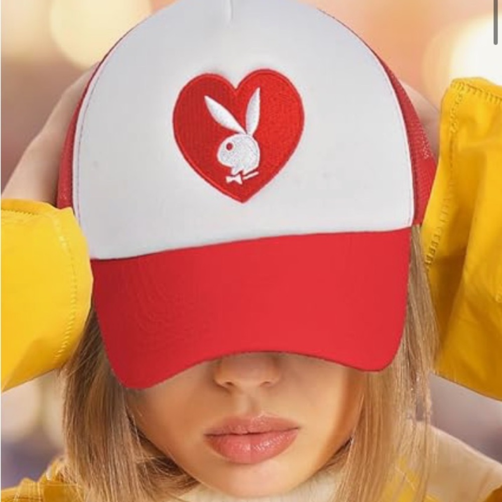 Playful Red and White Kids Cap - Picture 4 of 4